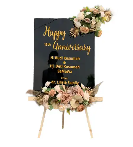 Papan Bunga Akrilik Sidetapa
